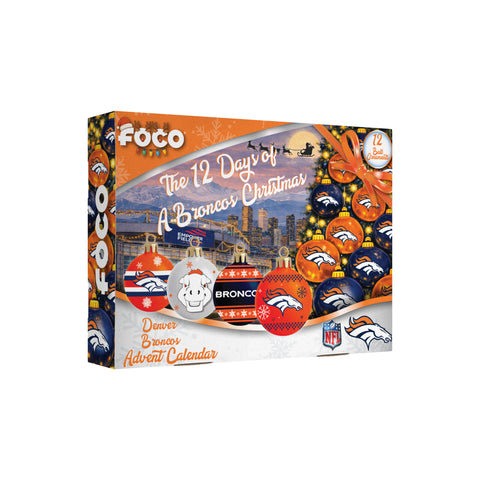Denver Broncos Advent Calendar Ball Ornament-0
