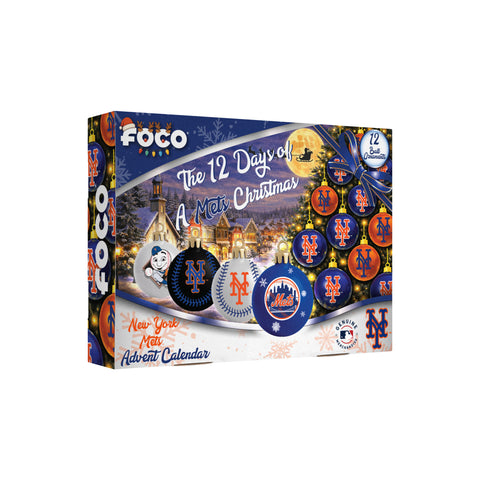 New York Mets Advent Calendar Ball Ornament-0