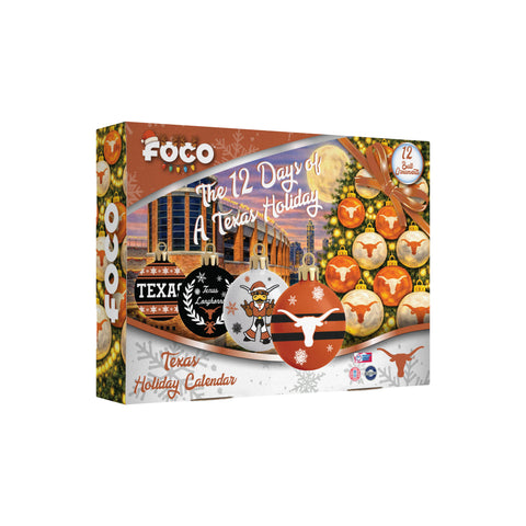 Texas Longhorns Advent Calendar Ball Ornament-0