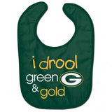 Green Bay Packers Baby Bib All Pro I Drool Design-0