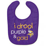 Minnesota Vikings Baby Bib All Pro Style I Drool Design-0