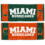 Miami Hurricanes Cooling Towel 12x30-0