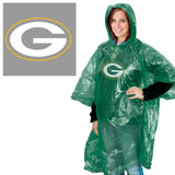 Green Bay Packers Rain Poncho-0