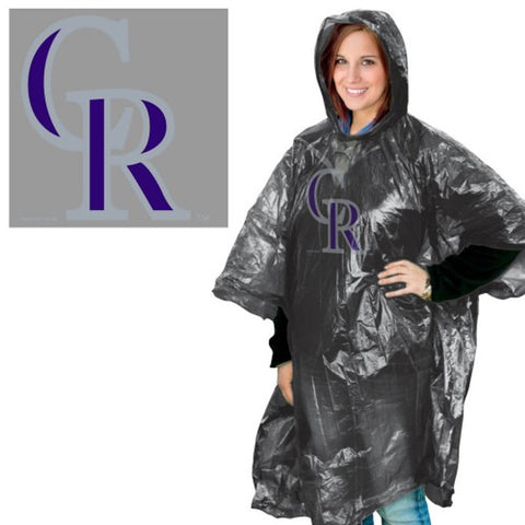Colorado Rockies Rain Poncho Special Order-0