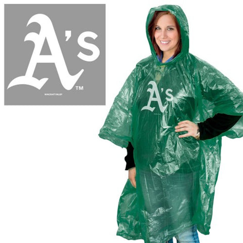 Oakland Athletics Rain Poncho Special Order-0