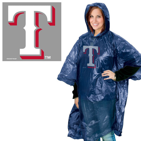 Texas Rangers Rain Poncho Special Order-0