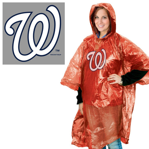 Washington Nationals Rain Poncho Special Order-0