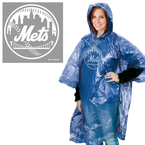 New York Mets Rain Poncho Special Order-0