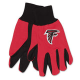 Atlanta Falcons Gloves Two Tone Style Adult Size Solid-1