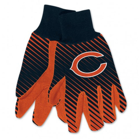 Chicago Bears Gloves Two Tone Style Adult Size-0