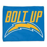 Los Angeles Chargers Towel 15x18 Rally Style Full Color-0