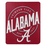 Alabama Crimson Tide Blanket 50x60 Fleece Campaign Design