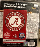 Alabama Crimson Tide Flag 3x5 BSI 2012 National Champ - Team Fan Cave