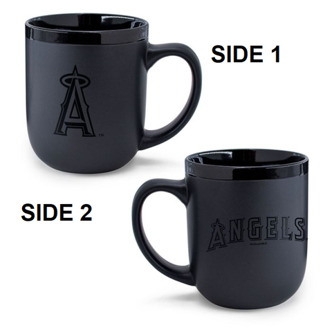 Los Angeles Angels Coffee Mug 17oz Matte Black-0