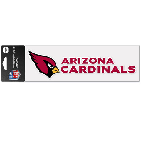 Arizona Cardinals Decal 3x10 Perfect Cut Wordmark Color-0