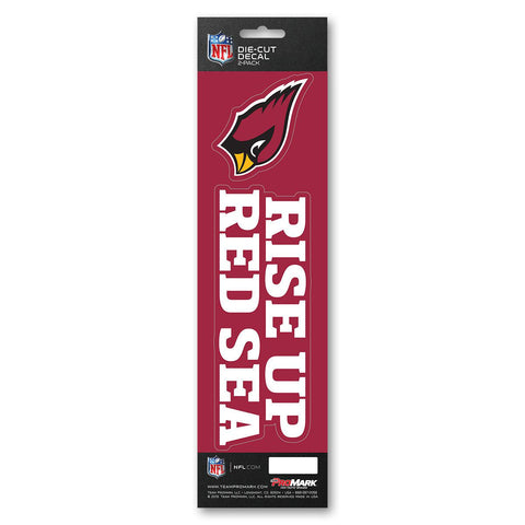 Arizona Cardinals Decal Die Cut Slogan Pack - Team Fan Cave