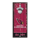 Arizona Cardinals Sign Wood 5x11 Bottle Opener