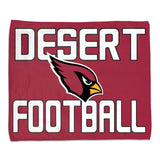 Arizona Cardinals Towel 15x18 Rally Style Full Color-0