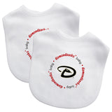 Arizona Diamondbacks Baby Bib 2 Pack-0