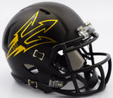 Arizona State Sun Devils Helmet Riddell Replica Mini Speed Style Satin Black-0