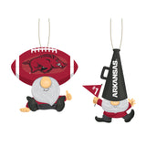 Arkansas Razorbacks Ornament Gnome Fan 2 Pack-0