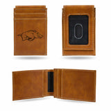 Arkansas Razorbacks Wallet Front Pocket Laser Engraved