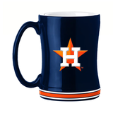 Houston Astros Coffee Mug 14oz Sculpted Relief Team Color-0