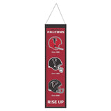 Atlanta Falcons Banner Wool 8x32 Heritage Evolution Design-0