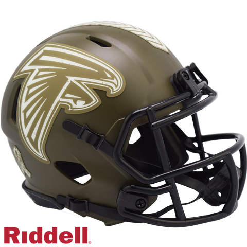 Atlanta Falcons Helmet Riddell Replica Mini Speed Style Salute To Service-0