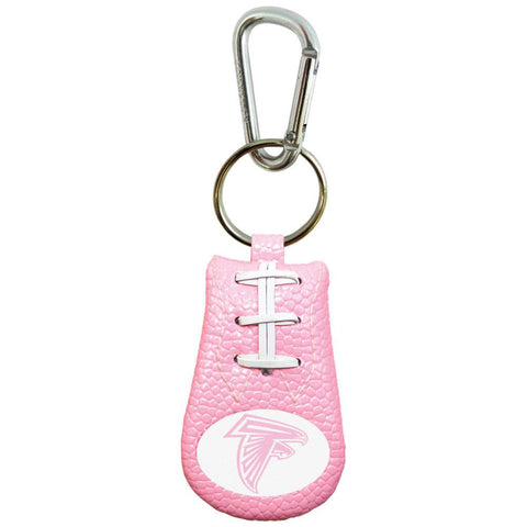 Atlanta Falcons Pink NFL Football Keychain - Team Fan Cave