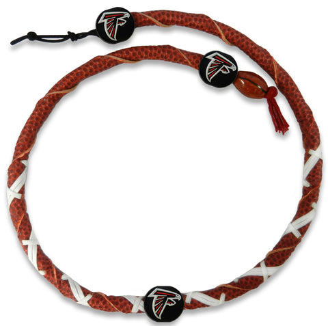 Atlanta Falcons Spiral Football Necklace - Team Fan Cave