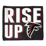 Atlanta Falcons Towel 15x18 Rally Style Full Color-0