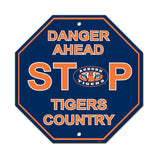 Auburn Tigers Sign 12x12 Plastic Stop Style - Special Order - Team Fan Cave