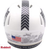 Cincinnati Bengals Helmet Riddell Replica Mini Speed Style Salute To Service 2024-2