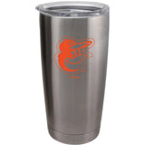 Baltimore Orioles Travel Tumbler 20oz Ultra Silver-0