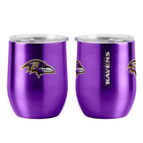 Baltimore Ravens Travel Tumbler 16oz Stainless Steel Curved-0