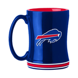 Buffalo Bills Coffee Mug 14oz Sculpted Relief Team Color-0