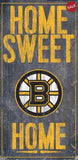 Boston Bruins Sign Wood 6x12 Home Sweet Home Design - Team Fan Cave