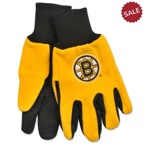 Boston Bruins Two Tone Gloves - Adult