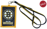 Boston Bruins Wallet Beaded Lanyard Style - Team Fan Cave