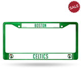 Boston Celtics License Plate Frame Metal Green - Team Fan Cave