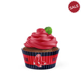 Boston Red Sox Baking Cups Large 50 Pack - Team Fan Cave