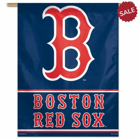 Boston Red Sox Banner 28x40 Vertical Logo Design