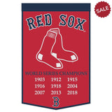 Boston Red Sox Banner Wool 24x38 Dynasty Champ Design