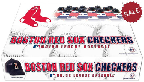 Boston Red Sox Checker Set - Team Fan Cave