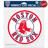 Boston Red Sox Decal 8x8 Perfect Cut Color Alternate Logo-0