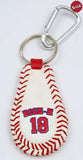 Boston Red Sox Keychain Classic Baseball Daisuke Matsuzaka Design - Team Fan Cave