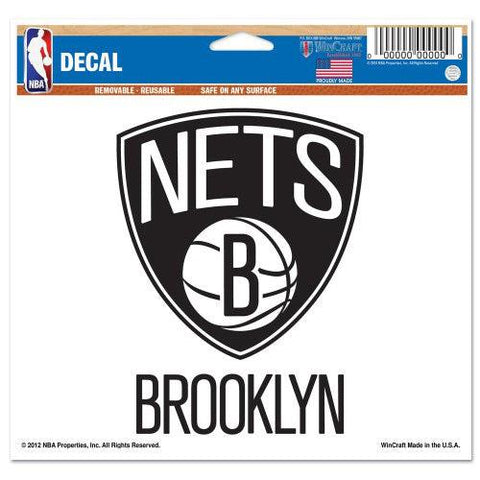 Brooklyn Nets Decal 5x6 Muti Use Color