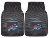 Buffalo Bills Car Mats Heavy Duty 2 Piece Vinyl - Team Fan Cave