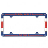 Buffalo Bills License Plate Frame Plastic Full Color Style